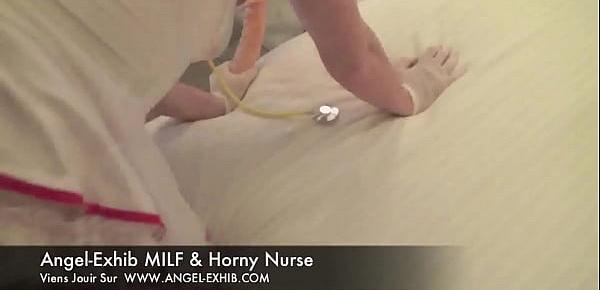  amateur liveshow cam camgirl nurse masturbating